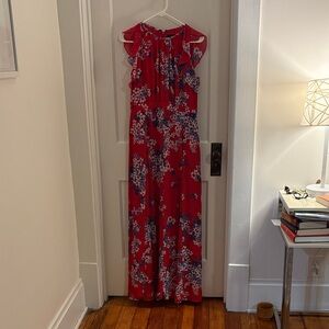 Tommy Hilfiger Red Floral Dress